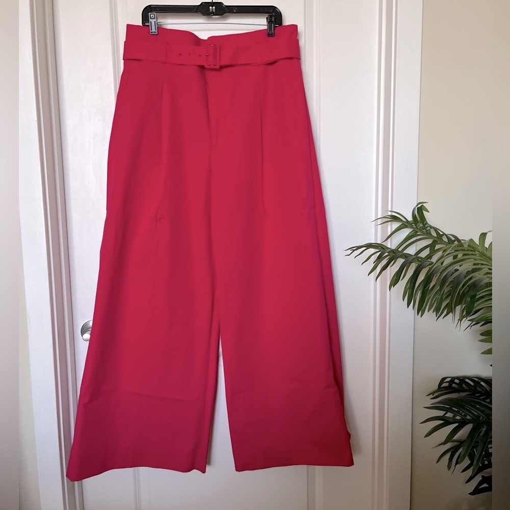#zara #highwaisted #belted #wideleg #pants